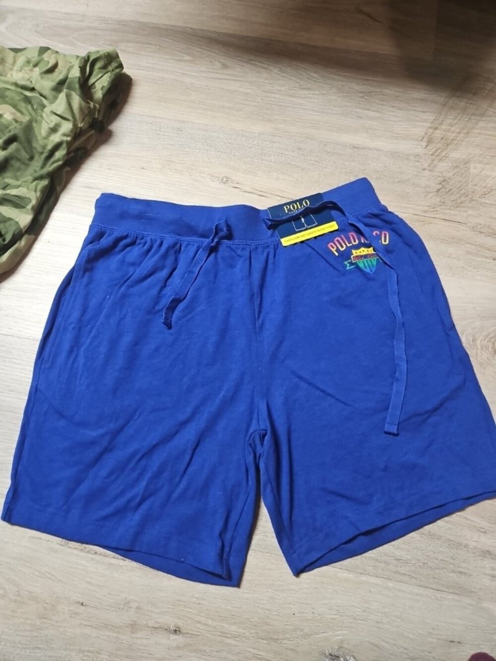 Polo Ralph Lauren Logo Sleep Short Size S Blue